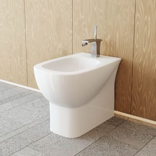 Напольное биде Sanita Luxe Infinity BD.FS/Infinity/C/WHT.G/S1 белый